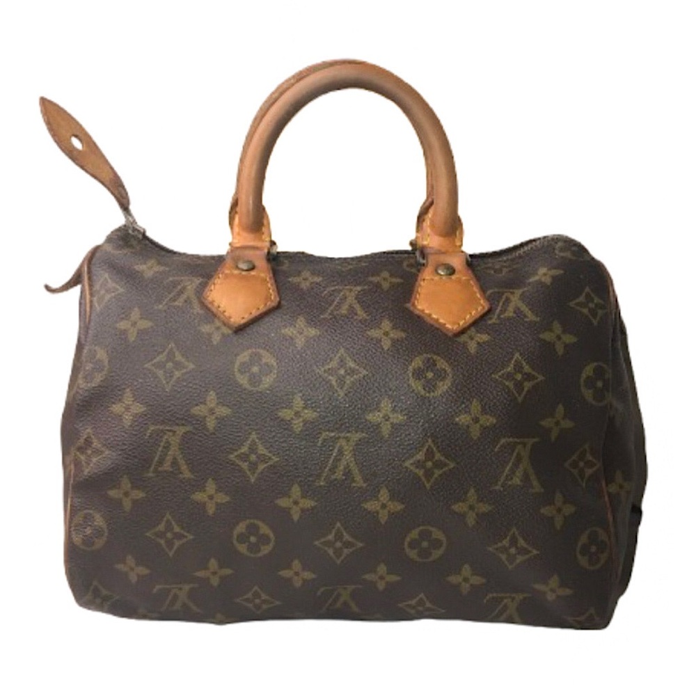 LOUIS VUITTON LV Monogram Mini Speedy 25 Boston Bag w/ LV Dust Bag, Lock & Key - Picture 1 of 17